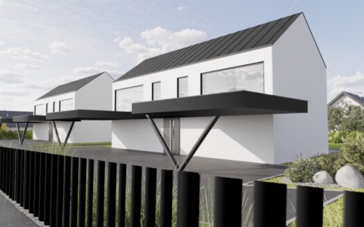 Novogradnja samostojna hisa in enota dvojcka, Vrhnika